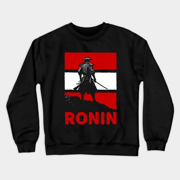 Masterless Warrior: Ronin's Legacy Crewneck Sweatshirt by Rules of the mind